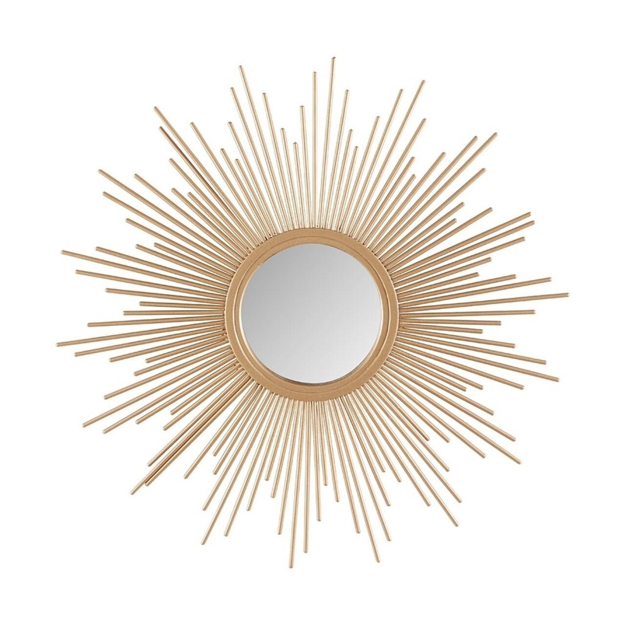 Gracie Mills Derick Modern Sunburst Metal Frame Wall Mirror - Grace-10325